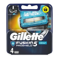 Кассеты для Бритвы Gillette Fusion 5 Proshield Chill (4 шт)