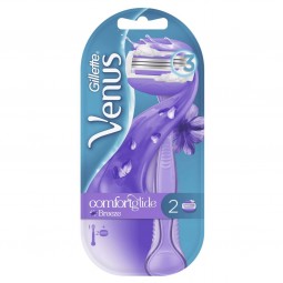 Станок для Гоління Жіночий Gillette Venus Comfortglide Breeze (2 змінних картриджа)