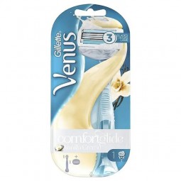 Станок для Бритья Женский Gillette Venus Comfortglide Vanilla Creme (1 сменный картридж)