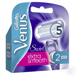 Сменные Кассеты для Бритвы Gillette Venus Swirl Extra Smooth (2 шт)