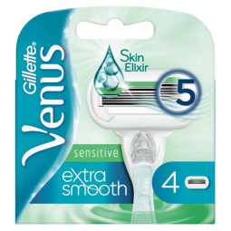 Касети для Бритви Gillette Venus Sensitive Extra Smooth Жіночі (4 шт)