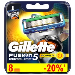 Кассеты для Бритвы Gillette Fusion 5 ProGlide Power (8 шт)